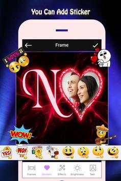 Lighting Text Photo Frame screenshot 4
