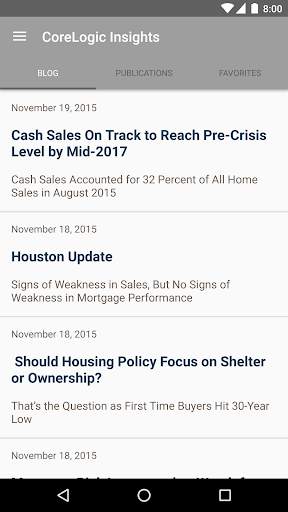 Insights App screenshot 2