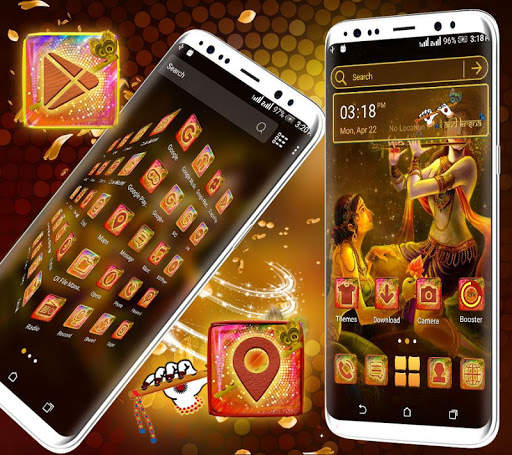 Radha Krishna Launcher Theme screenshot 2