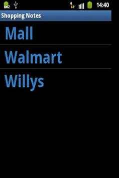 Shopping List screenshot 1