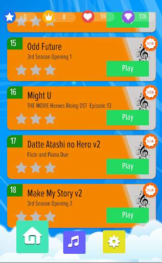 Boku no Hero Academia Piano Tiles screenshot 4