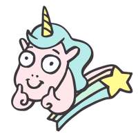 Silly Unicorn Emoji Keyboard Stickers for Gboard logo