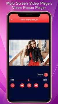 Multi Screen Video Player : Video Popup Player screenshot 1