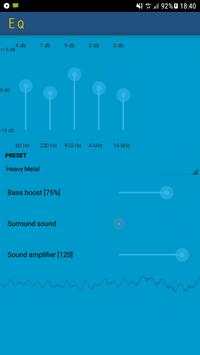 Ultimate HeadSet Controller   Equalizer 5 تصوير الشاشة