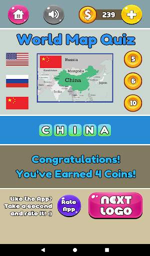 Fun Quizzes - World Map Quiz screenshot 9