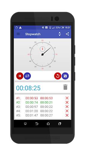 Stopwatch (Wear OS) screenshot 3