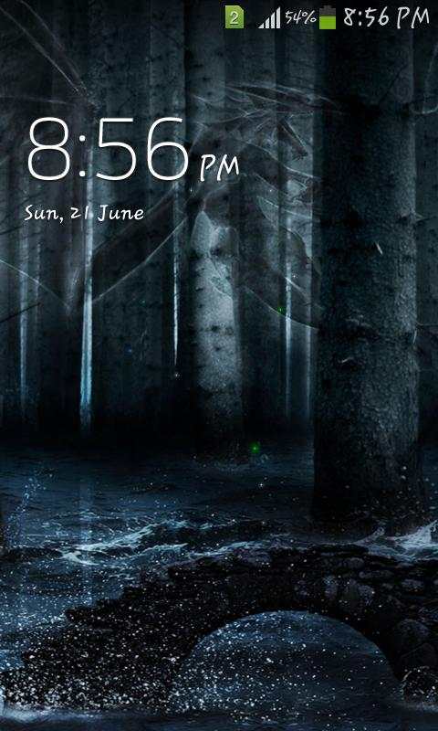 Fireflies Jungle LWP for G, S6 screenshot 7