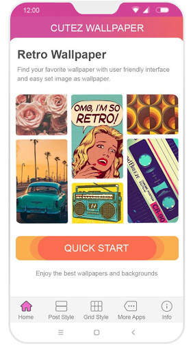 Retro Wallpaper screenshot 2