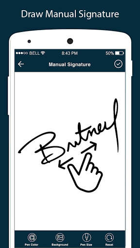 Signature Creator - Signature Maker स्क्रीनशॉट 7