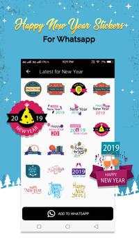 Happy New Year Sticker App for WhatsApp:WAStickers screenshot 4