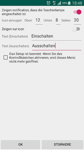 Taschenlampe (Widget) screenshot 4