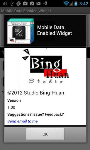 Mobile data enabler widget 3G screenshot 3