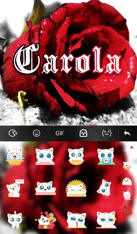 Carola TouchPal Keyboard Theme screenshot 5