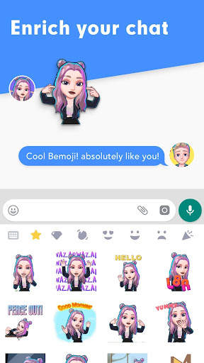 3D Avatar Creator, emoji maker&keyboard | Bemoji screenshot 6