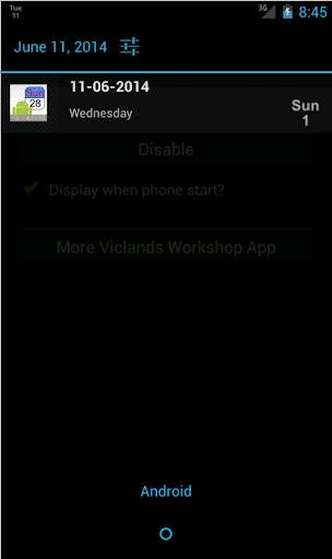 Date in Notification - Status स्क्रीनशॉट 2