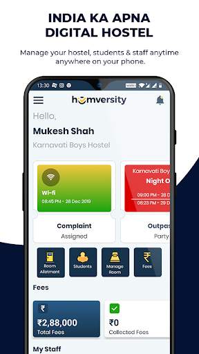 Homversity - India ka Hostel/PG Management App screenshot 1