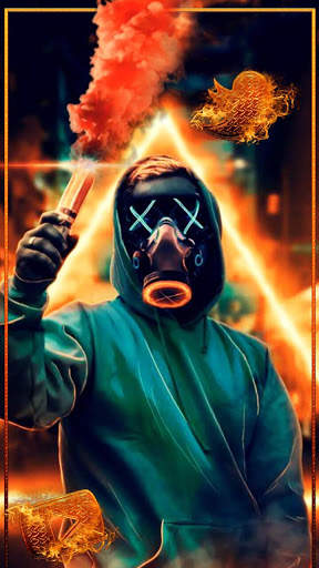 Theme, Fire, Torch, Mask Themes & Wallpapers screenshot 1