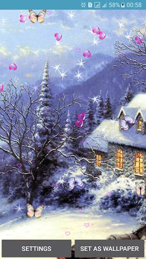 Winter Snow Live Wallpaper screenshot 3