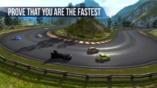 Racing on Batmobile 3D screenshot 2