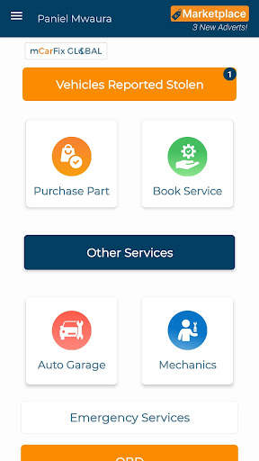 mCarFix Motorists App screenshot 1