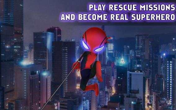 Stickman Rope Spider Warrior:Grand Crime Vice City screenshot 2