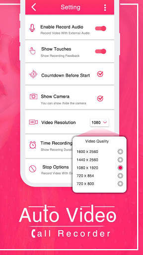 Auto Video Call Recorder : Phone Call Recorder screenshot 5