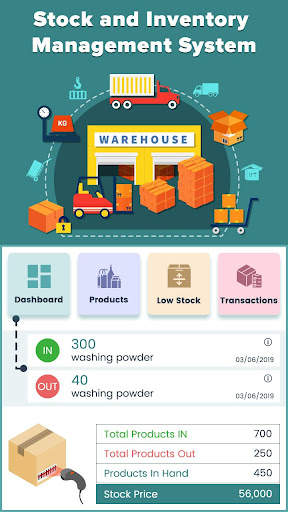 Stock and Inventory Management System screenshot 1