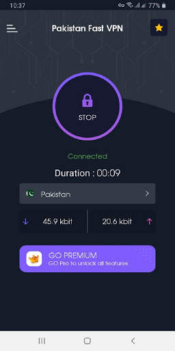 Free VPN - Pakistan free fast vpn screenshot 1