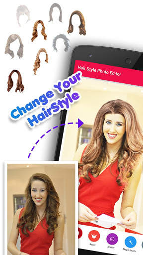 Hair Styler: The Hair Style Photo Editor App 4 تصوير الشاشة