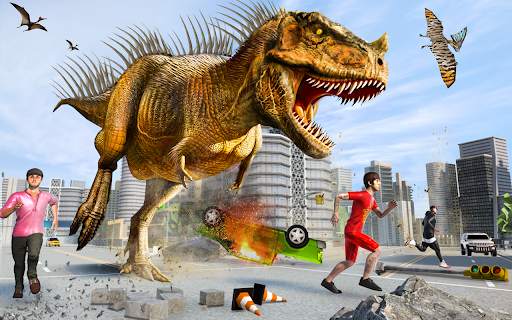 Angry Dinosaur City Rampage 4 تصوير الشاشة
