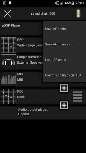 player with parametric eq screenshot 2