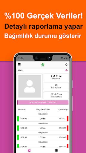 WhatsApp Takip : Uygulama Kullanımı Analizi screenshot 2