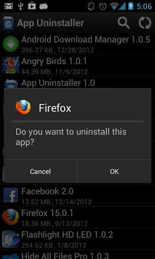 App Uninstaller 3 تصوير الشاشة