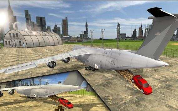 Car Transporter Plane Sim 2016 screenshot 8