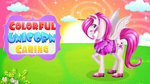 Colorful Unicorn Caring screenshot 1