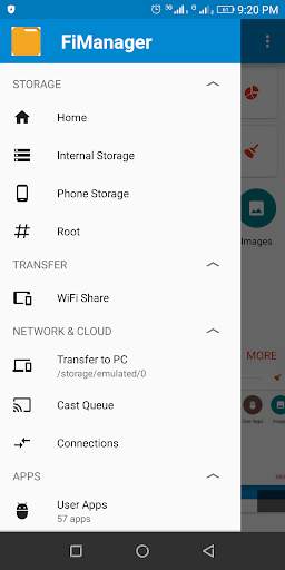 FiManager-File Explorer(Cleans Cache&Hidden Files) screenshot 1