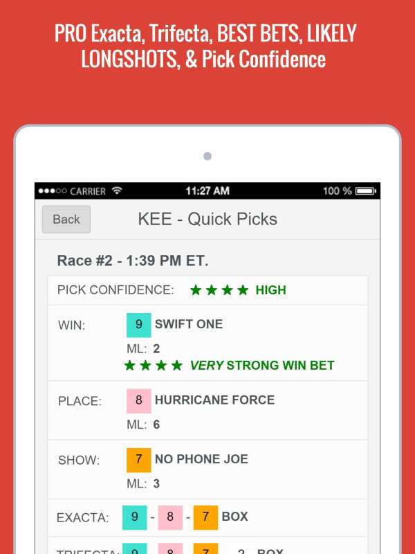 Free Horse Racing Picks & Tips - TVG NYRA Bet Help screenshot 11