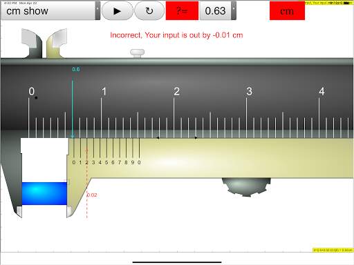 Vernier Calipers Simulator screenshot 11
