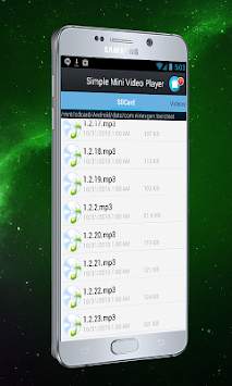 Simple Mini Video Player स्क्रीनशॉट 3