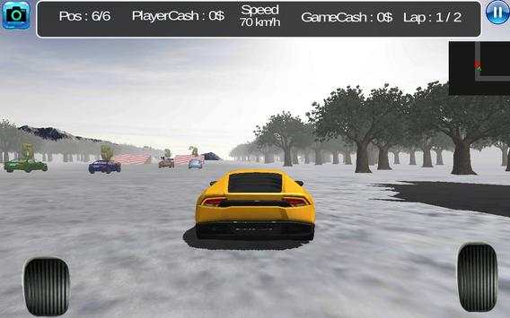Snow Car Racing screenshot 3