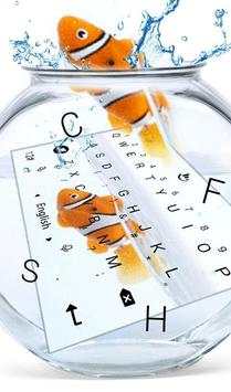 Animated Cute Fish Keyboard Theme screenshot 2