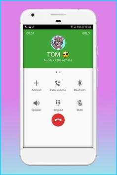 Fake Call From Talking Cat Tom screenshot 1