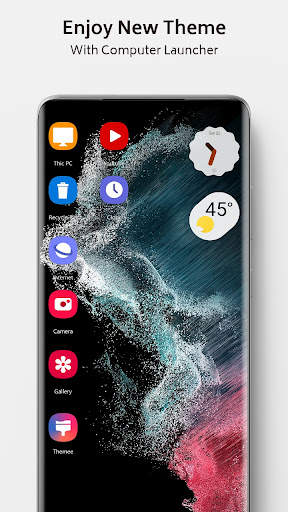 Galaxy S22 Theme for launcher screenshot 1