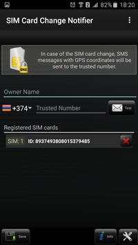SIM Card Change Notifier 1 تصوير الشاشة