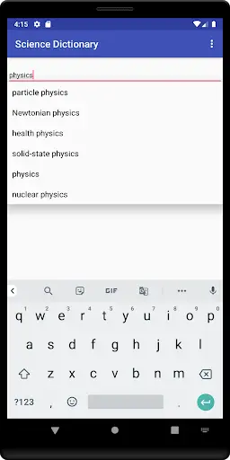 Science Dictionary screenshot 2