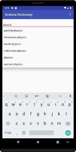 Science Dictionary screenshot 2