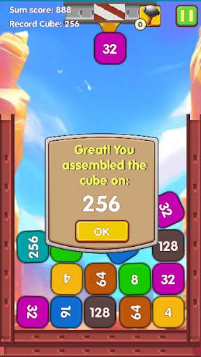 Funny Cubes:2048 - Puzzle Game screenshot 3