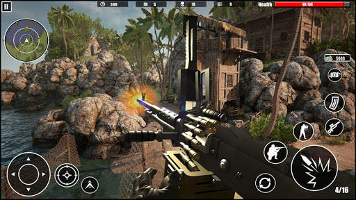 Gunner Navy War Shoot 3d : First-Person Shooters screenshot 2