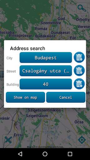 Map of Budapest offline screenshot 3