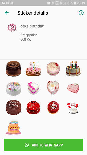 Happy Birthday Stickers for WhatsApp WAStickerApps screenshot 1